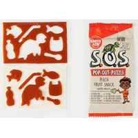 Earth & Co S.O.S. Pop-Out-Puzzle Fruit Snack - Peach 